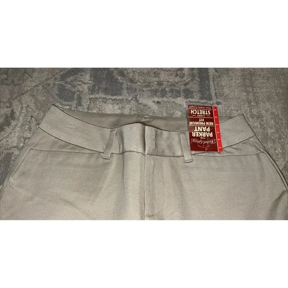 Faded glory beige The Parker Slim Ankle Pants Sz 4 Womens - Picture 2 of 6